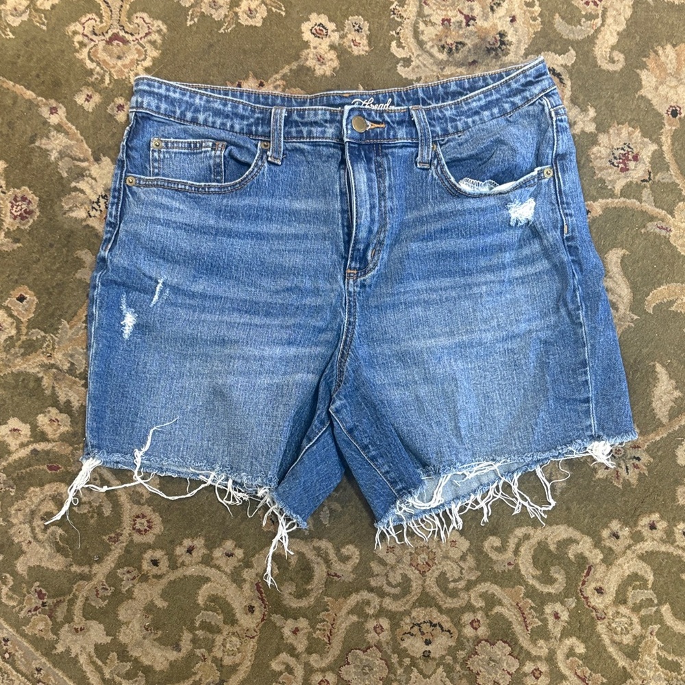 Universal Thread Frayed Hem Jean Shorts
